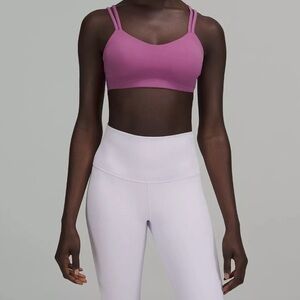 Like a cloud sport bra vintage plum purple